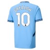 Officiële Voetbalshirt + Korte Broek Manchester City Grealish 10 Thuis 2024-25 - Kids